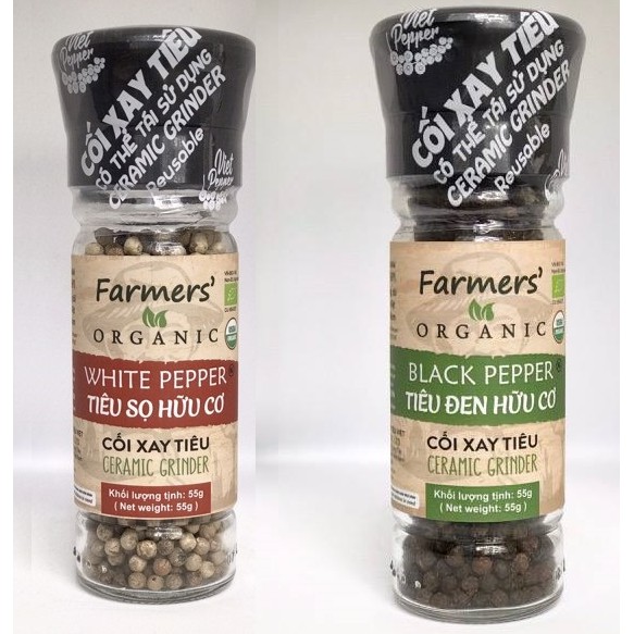 HẠT TIÊU HỮU CƠ - Farmer's - Vietpepper