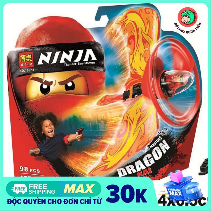 Đồ chơi xếp hình Ninjago lốc xoáy rồng cho bé trai