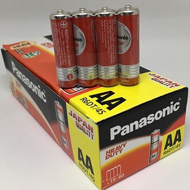 [60 viên ]  PIN AA PANASONIC 1.5V , PIN TIỂU ĐỎ