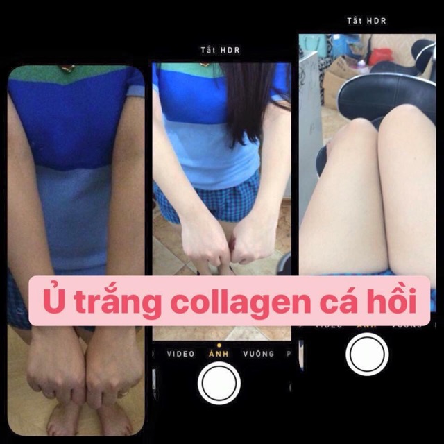 Ủ trắng da body cá hồi