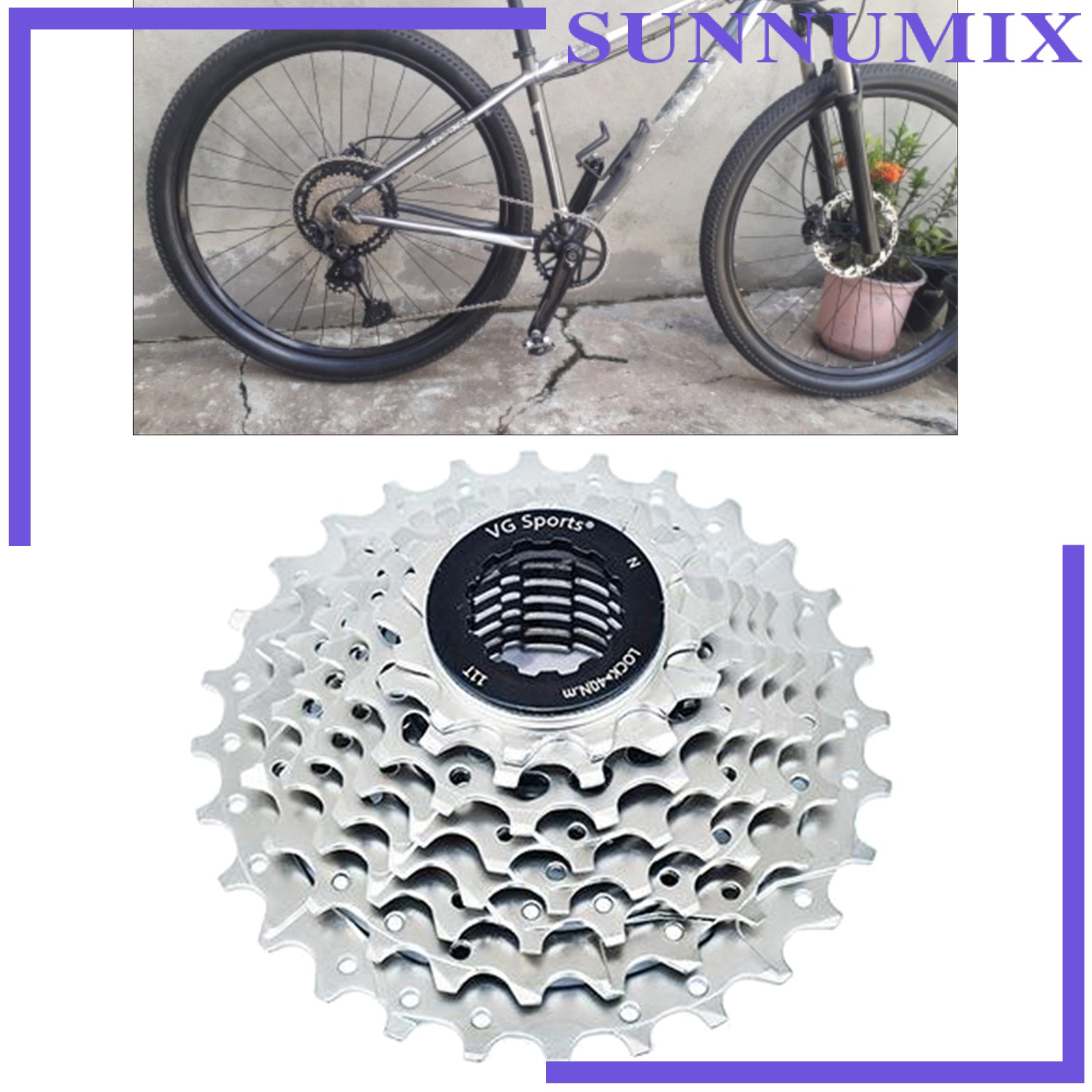 Líp Xe Đạp Địa Hình Sunnimix 8 9 10 Tốc Độ 11-25t / 46t