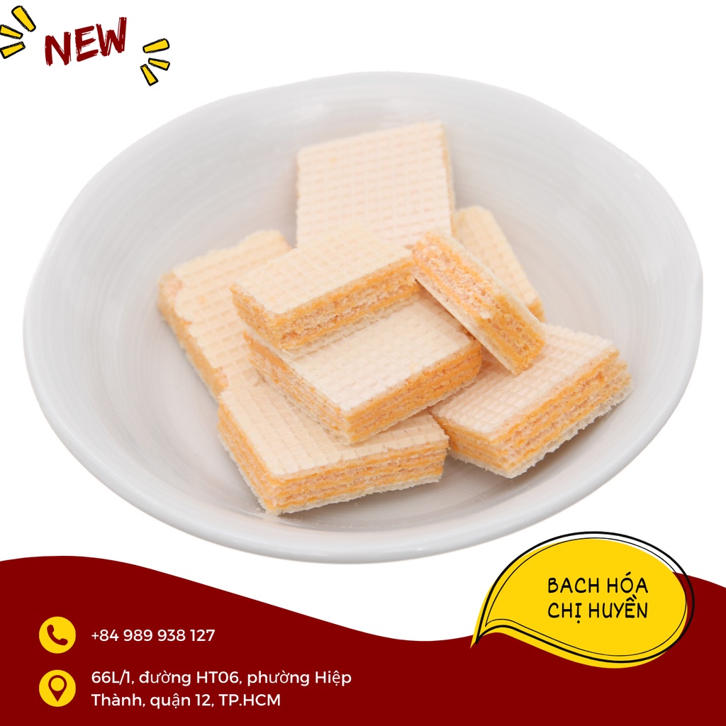 Bánh xốp nhân phô mai Nabati hộp thiếc 350g