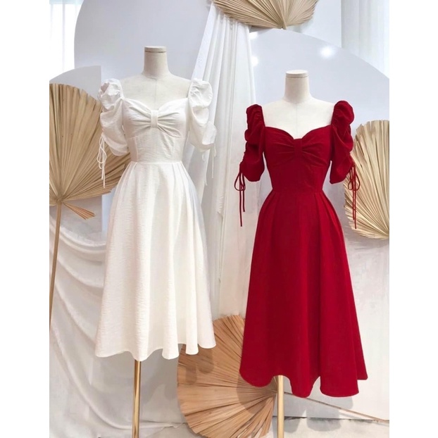 Đầm dự tiệc nơ ngực HOYADRESS