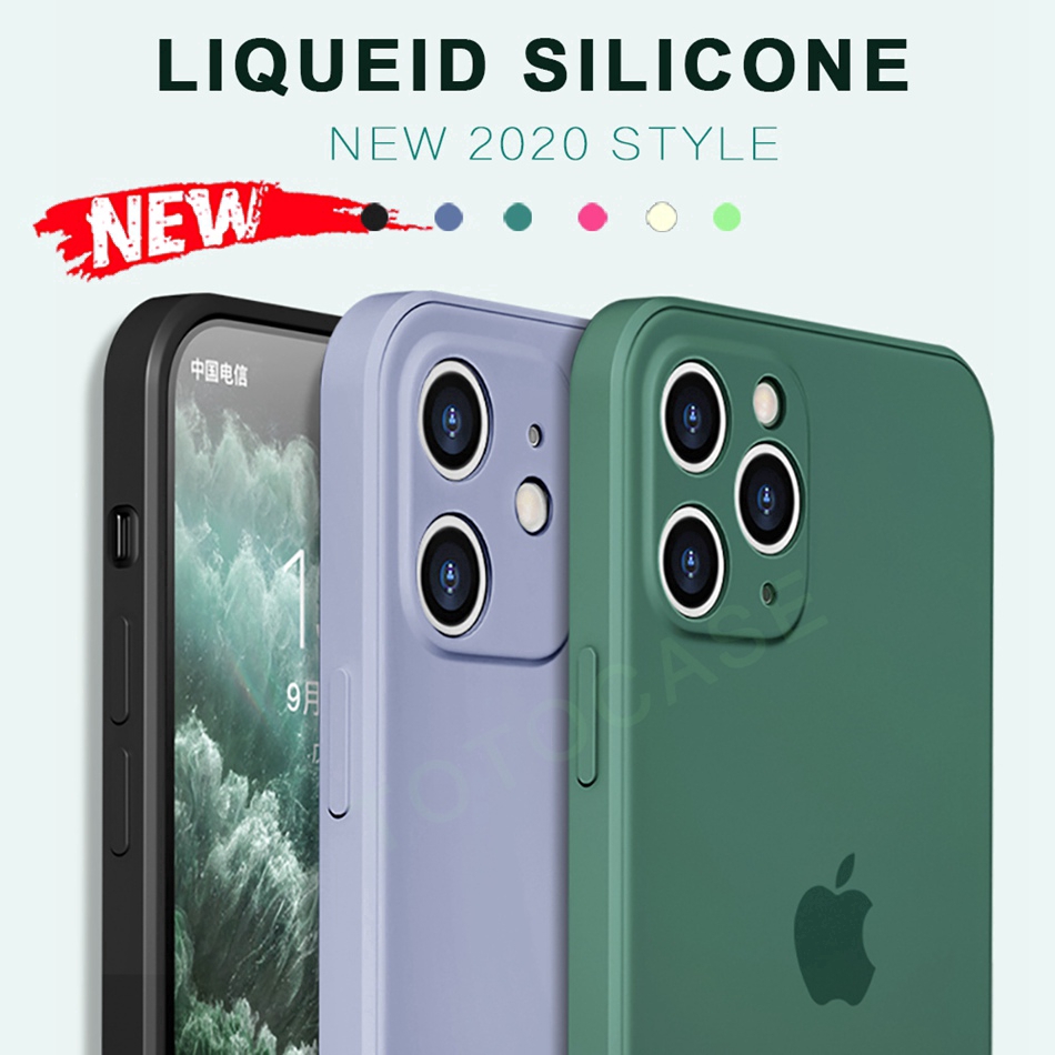 Ốp điện thoại silicon mềm màu trơn cho Apple iPhone 11 Pro max SE 2020 2 6 6S 7 8 Plus X XS MAX XR | BigBuy360 - bigbuy360.vn