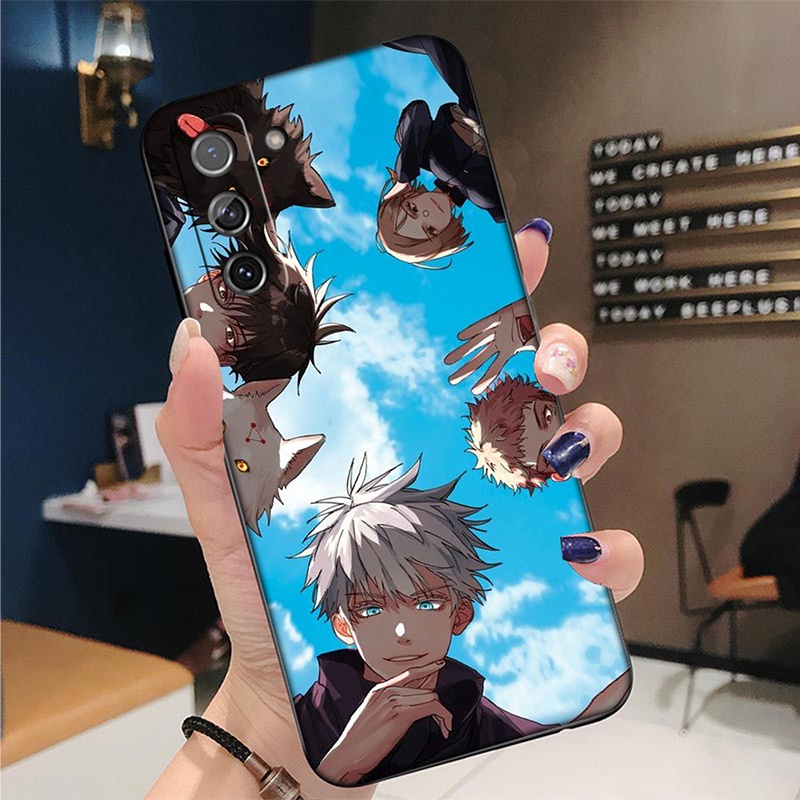 Mềm Ốp Điện Thoại Dẻo Họa Tiết Julisen gojo satoru Cho samsung galaxy a9 a8 a7 a6 a8 + a6 + plus 2018 quantum 2 m20 m30 g138