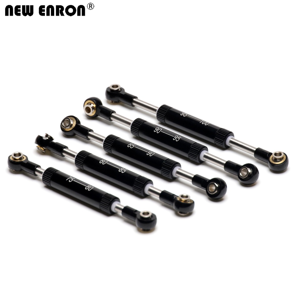 75mm 80mm 85mm 90mm 95mm 100mm Thanh kéo liên kết Servos có thể điều chỉnh cho RC Car 1/10 Axial SCX10 Traxxas TRX4 D90 HSP KYOSHO