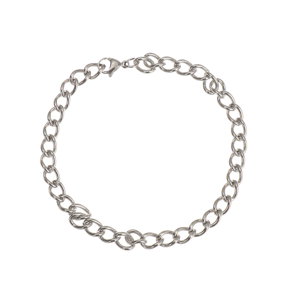 Vòng Tay Kim Loại Thiết Kế Đơn Giản Cho Cặp Đôi