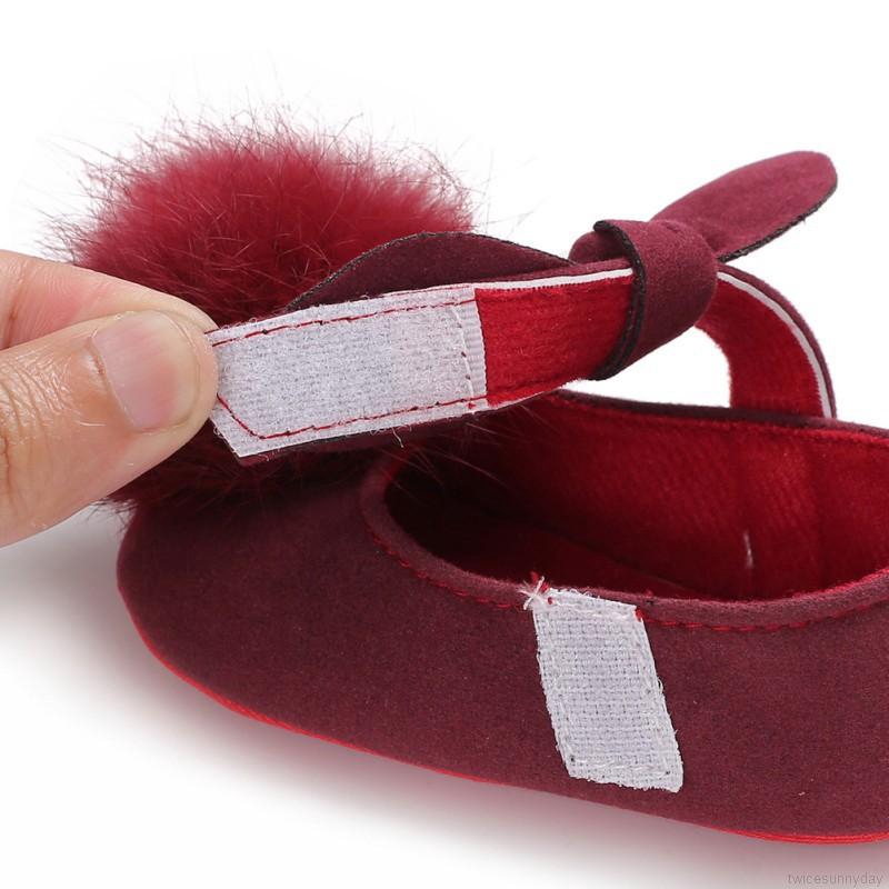 Giày búp bê trang trí đính nơ đáng yêu cho bé gái