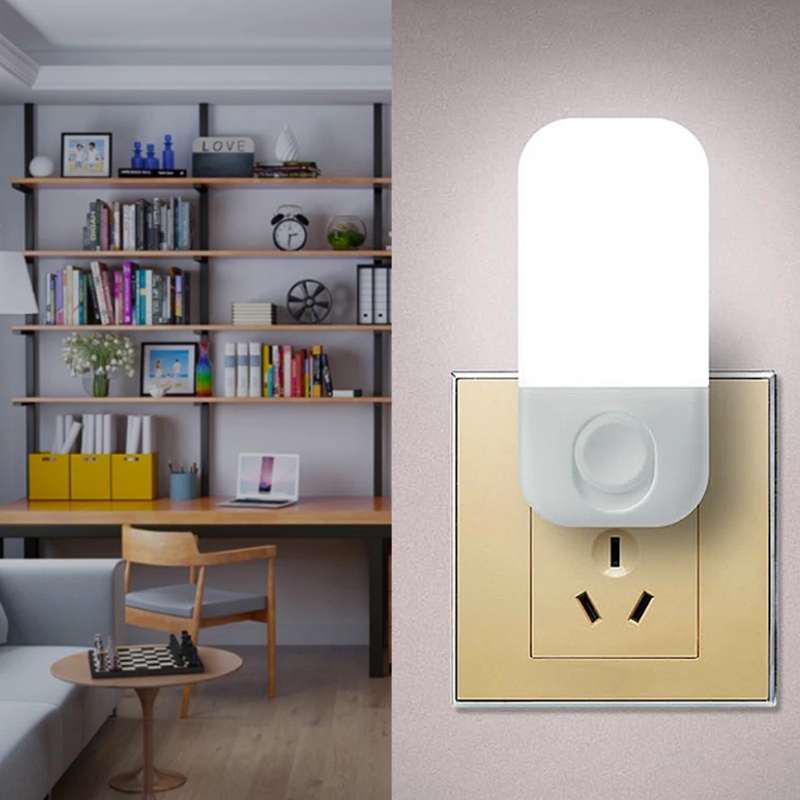 1 Đèn Ngủ LED Hình Chữ Nhật Bằng ABS Tiết Kiệm Năng Lượng Màu Sắc Ngẫu Nhiên