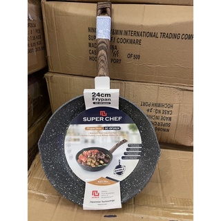 👍💁 CHẢO VÂN ĐÁ SUPER CHEF ĐÁY TỪ  size 24cm👍