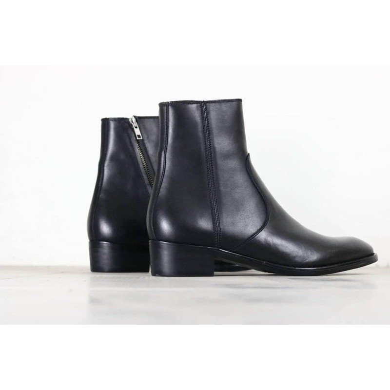 (ẢNH THẬT) ZIP BOOTS KÉO KHÓA DA BÒ - BẢO HÀNH 12 THÁNG | BigBuy360 - bigbuy360.vn