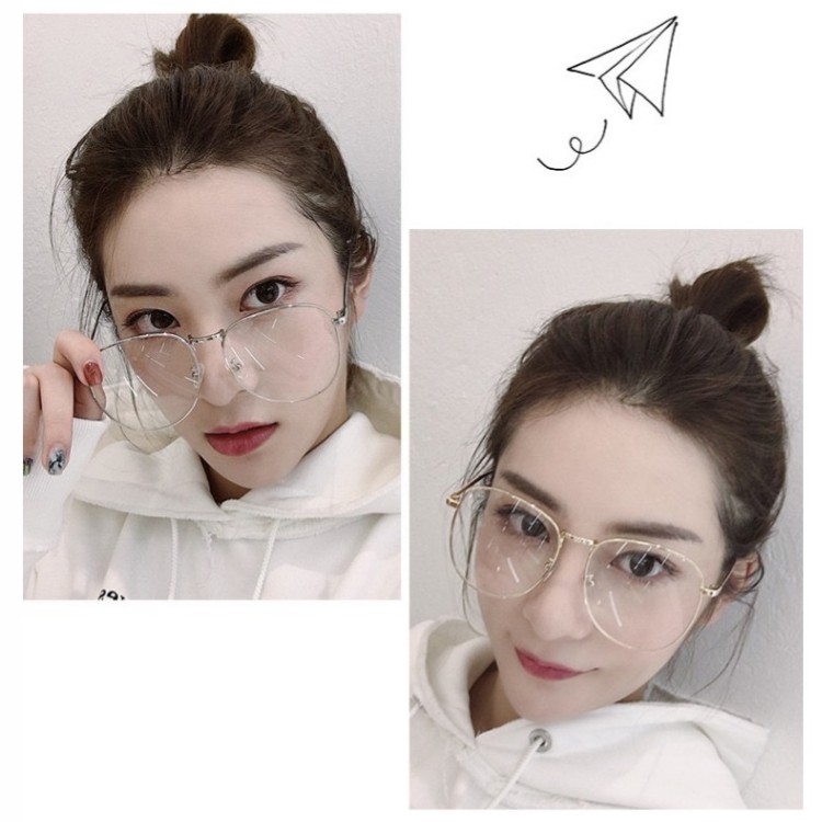 Mắt kính cận gọng tròn khung kim loại đẹp cao cấp chống tia uv LATIO K2 | BigBuy360 - bigbuy360.vn