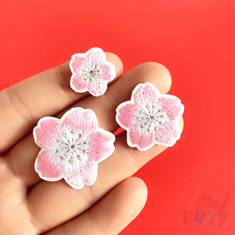 Set 1 / 3 Miếng Dán Ủi Quần Áo Hình Hoa Anh Đào Lãng Mạn
