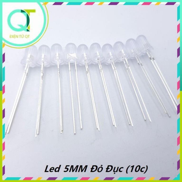 Led 5MM Đỏ Đục (10c)