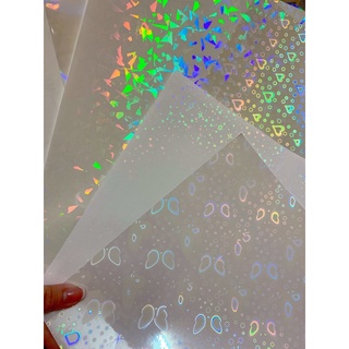 Màng dán hologram dùng để trang trí kích thước A4