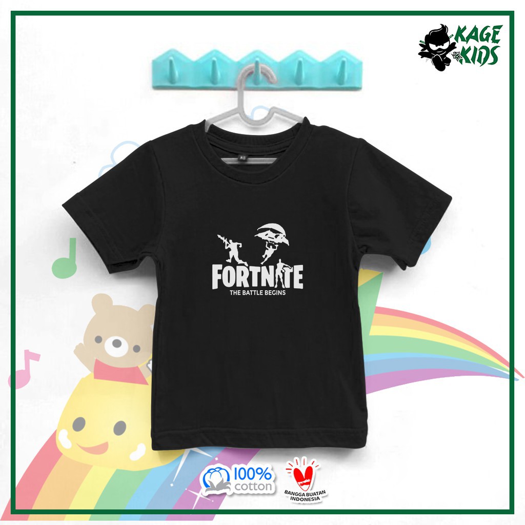 Mẫu áo thun in hình Fornite Battle Begins Game / Game độc đẹp giá rẻ