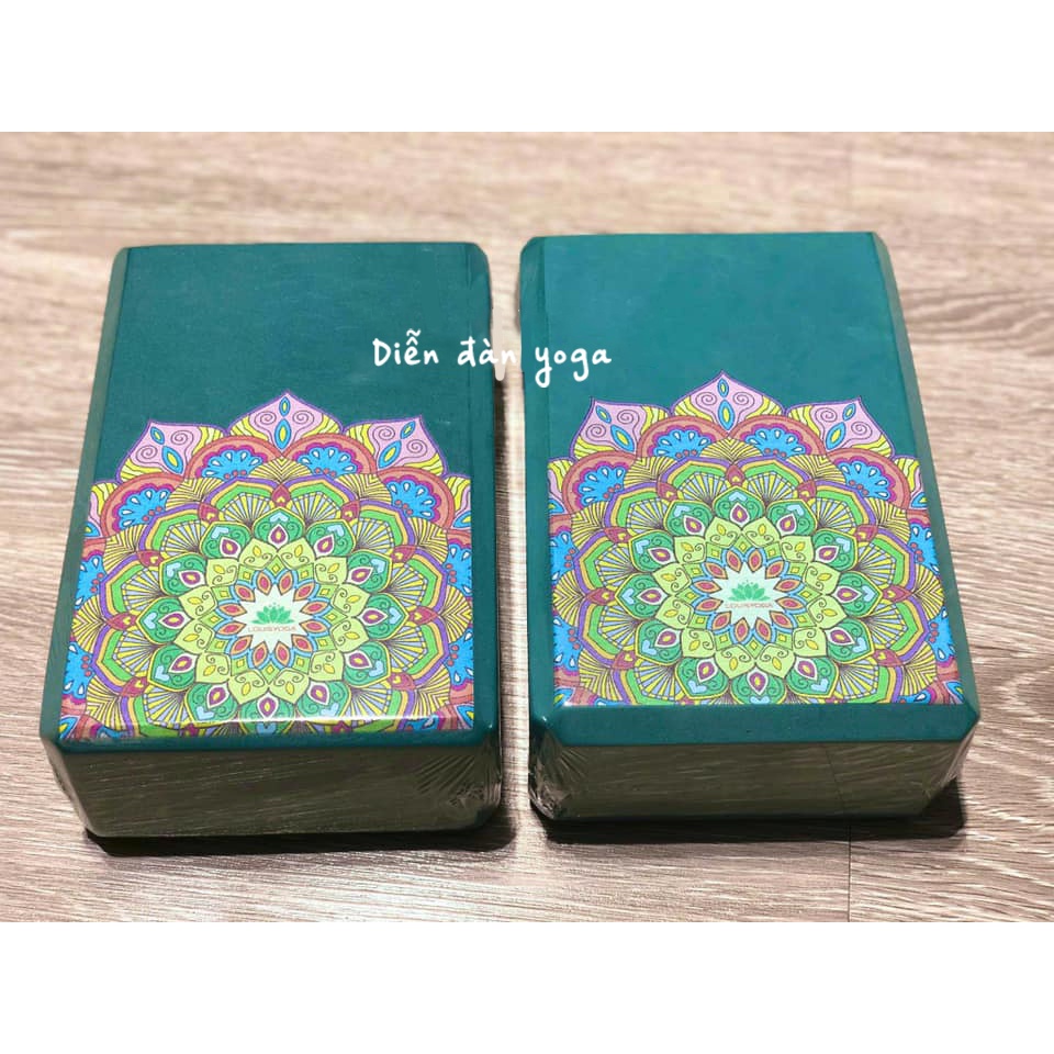 Gạch tập yoga - Thư viện Yoga - Khối lượng 220gr, size 23cm x 15cm x 8cm