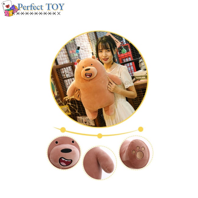 Gối nhồi bông hình gấu/ Panda hoạt hình xinh xắn đáng yêu