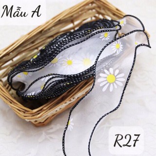 R27🌈RUYBAN TRANG TRÍ (Bản 5,5cm)