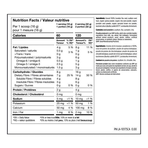 Bổ Sung Chất Xơ Organic Ultimate Daily Cleanse North Coast Naturals