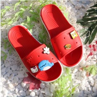 DÉP QUAI NGANG GẮN STICKER ĐI TRONG NHÀ SIÊU ÊM CHÂN