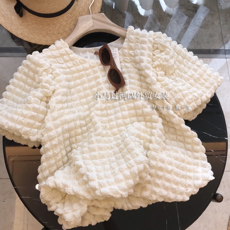 Áo sốp trần ô vuông phong cách hàn quốc