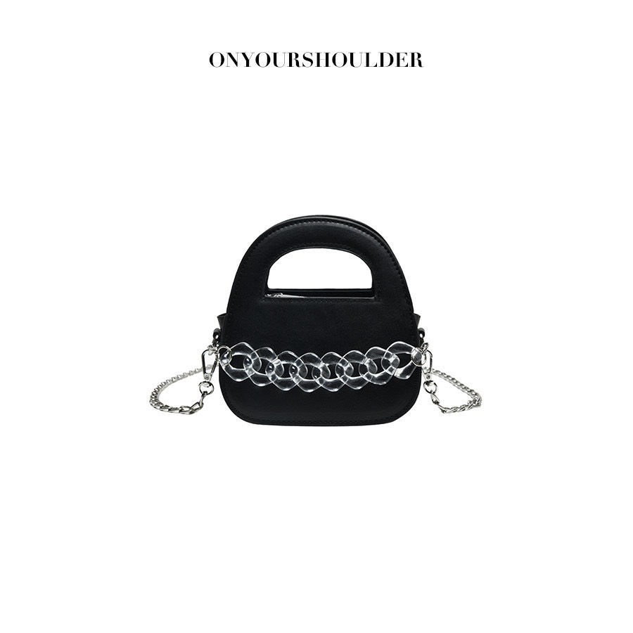 Túi xách nữ mini màu đen thời trang Layla Bag, túi da cao cấp sành điệu Onyourshoulder