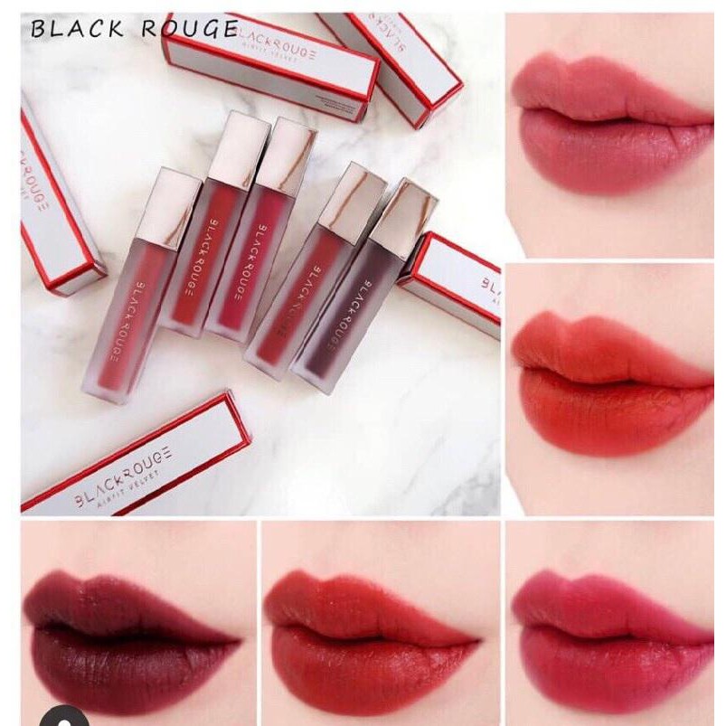 Son kem Lì Black Rouge Air Fit Velvet Tint đủ màu giử màu lâu trôi | BigBuy360 - bigbuy360.vn