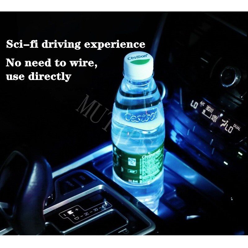 Đế Lót Ly Có Đèn LED 7 Màu Cho Xe Hơi Mazda CX5 CX30 CX8 CX3 2 3 6 5 bl gp