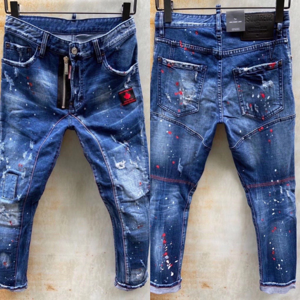 Quần Bò nam Côn DSQ khóa Lệch mẫu 2020 | BigBuy360 - bigbuy360.vn