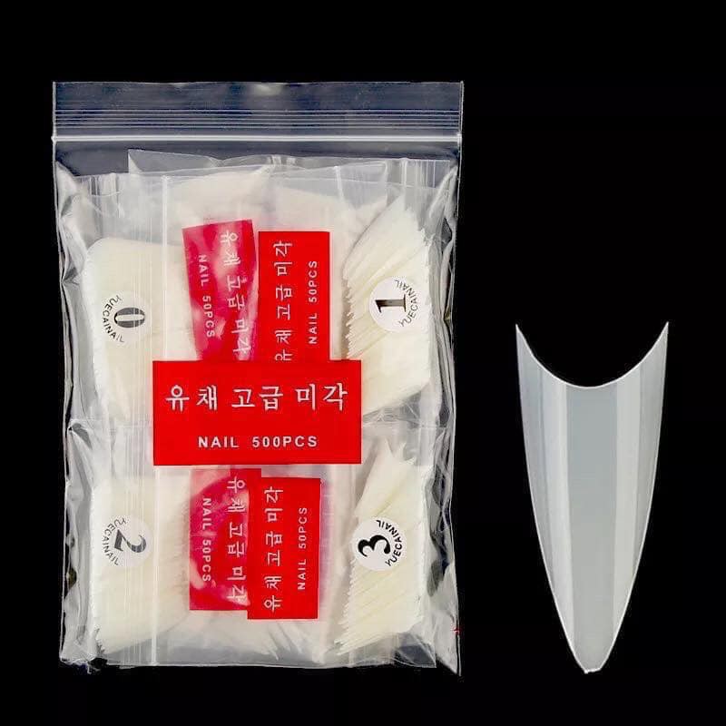 Móng nối nhọn trang trí móng làm nail mi thời trang nữ