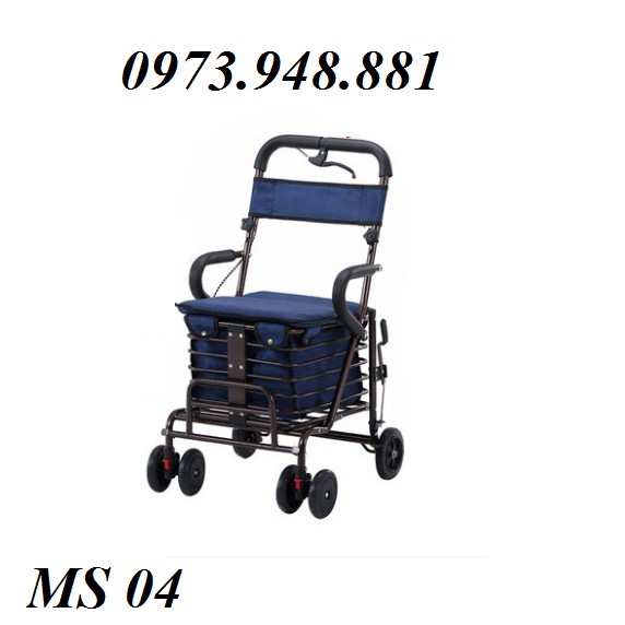 Xe đẩy người cao tuổi, người già MS04