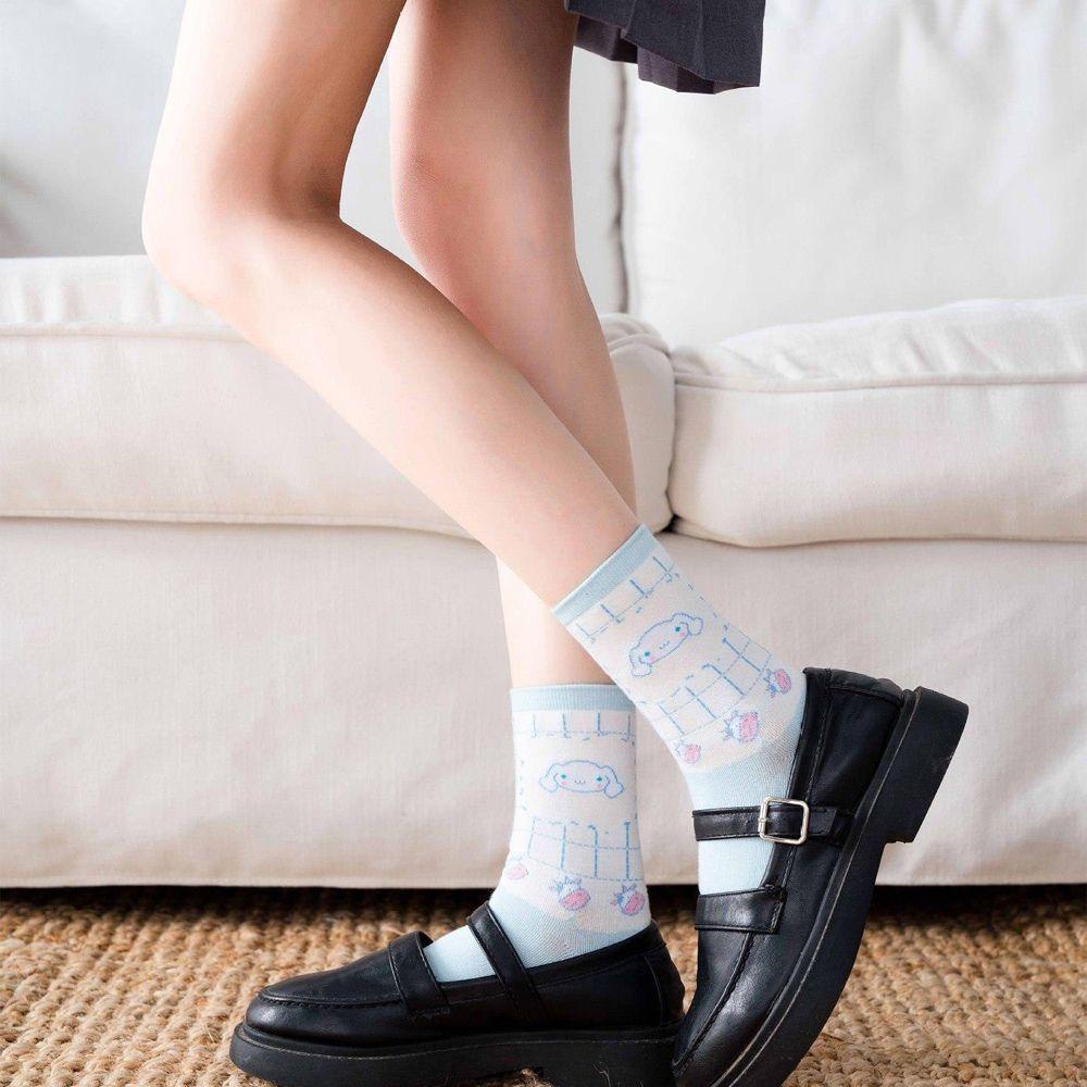 AROMA Tất VảI Cotton Phong CáCh Lolita Dễ Thương