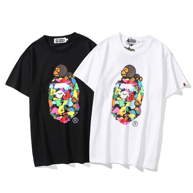 2021 New Bape A Bathing Ape Camouflage Short sleeve t-shirt