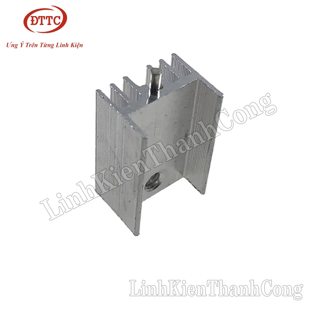 Nhôm Tản Nhiệt TO220 15x10x20mm Trắng