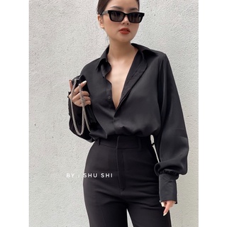 SHU SHI - Áo Sơ Mi Lụa Thiết Kế ( hình ảnh chính chủ của shop )