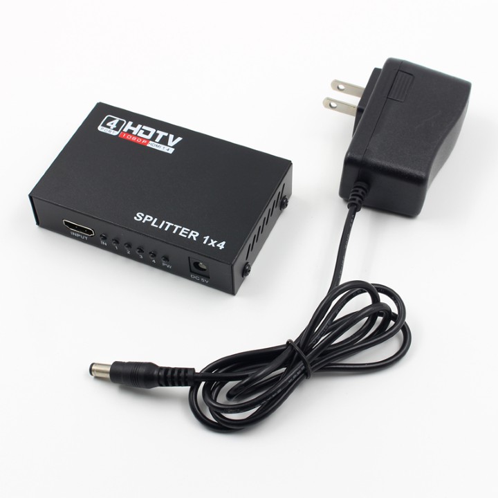 (CÓ SHIP HỎA TỐC) BỘ CHIA HDMI 1 RA 4 – HDMI SPLITTER 1X4 - BỘ CHIA TỪ 1 CỔNG HDMI RA 4 CỔNG HDMI