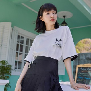 Áo thun nữ form rộng trang trí dây xích/ vero moda