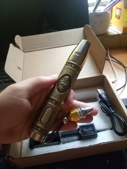 Đèn Pin Soi Đá 3 Màu Chính Hãng Siêu Rẻ Khắc Hoa Văn, Vỏ Inox, Soi Chuyên Đá, Hổ Phách