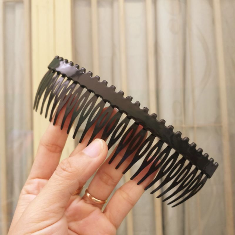 Lố 12 lược cài tóc mái nhựa mềm loại dài