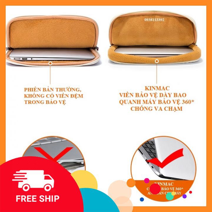 Túi chống sốc Laptop ⚡𝗙𝗥𝗘𝗘 𝗦𝗛𝗜𝗣⚡ Túi đựng lap chuyên dụng, màu trơn, chuyên bảo vệ máy cực tốt, có nhiều size | BigBuy360 - bigbuy360.vn