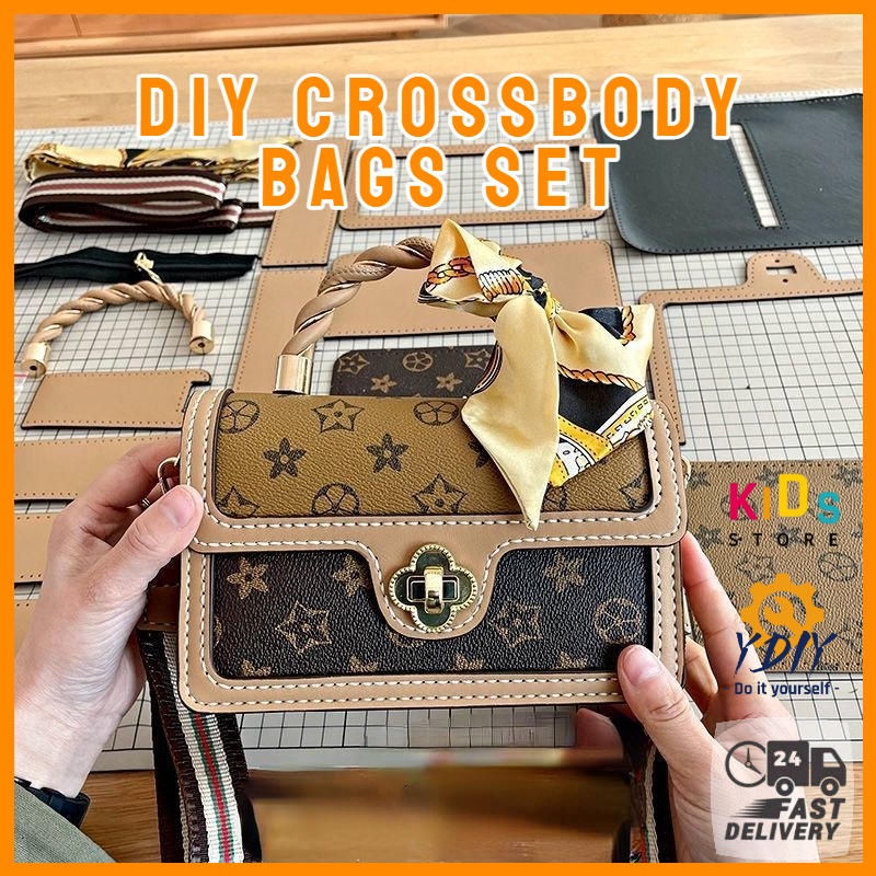 Túi tự đan len / set nguyên liệu đan / DIY túi