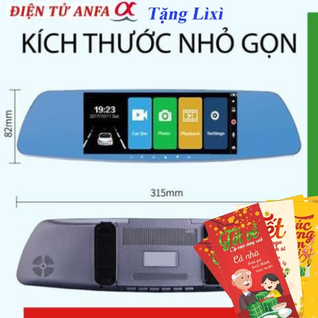 Camera hành trình ô tô BM999 Ekleva 7 Inch cam gương chiếu hậu màn hình cảm ứng/ Bảo hành 3 tháng /uy tín | BigBuy360 - bigbuy360.vn