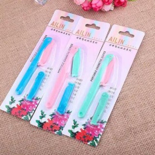 Bộ 2 cây dao cạo chân mày thẳng