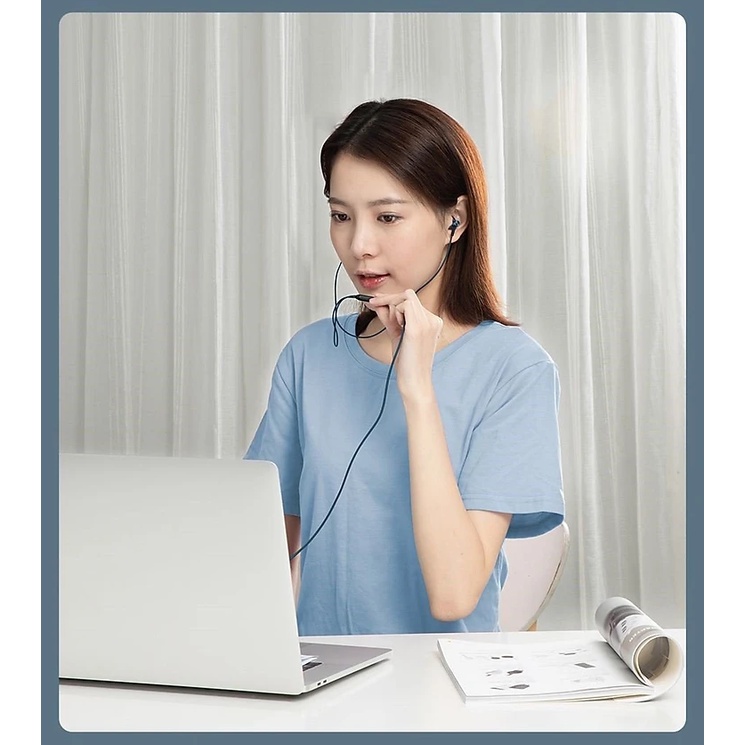 Tai nghe Baseus H19, siêu âm thanh 6D, micro khử ồn, thiết kế ko gây đau tai, lỗi 1 đổi 1