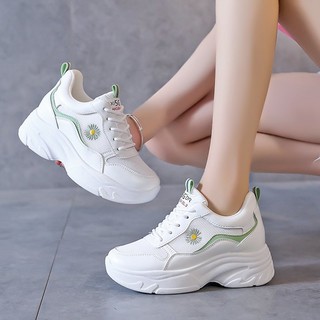 GIÀY NỮ HOA CÚC ĐỘN ĐẾ 7 CM TĂNG CHIỀU CAO THÍCH HỢP ĐI CHƠI, DU LỊCH HOT HIT G62