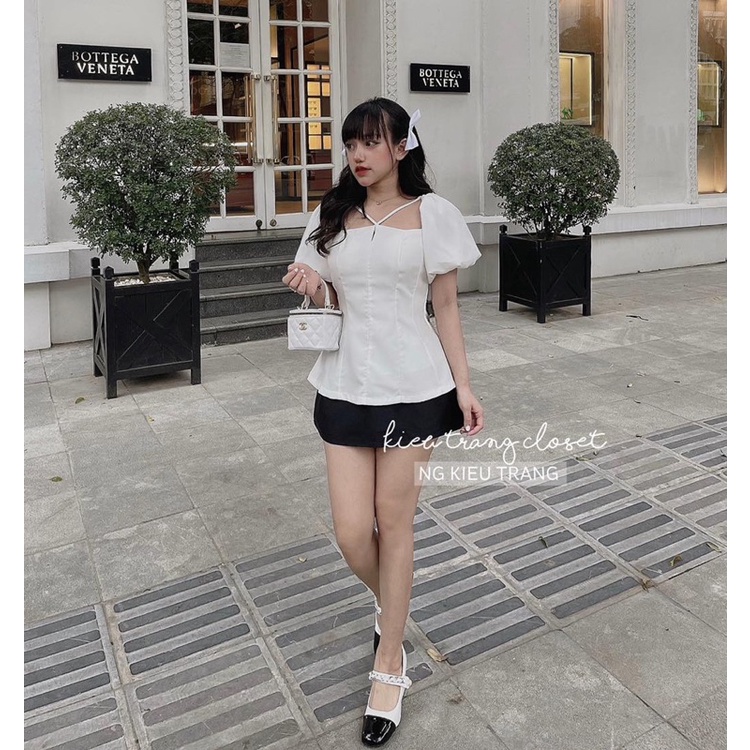 ÁO CỔ VUÔNG TAY BỒNG