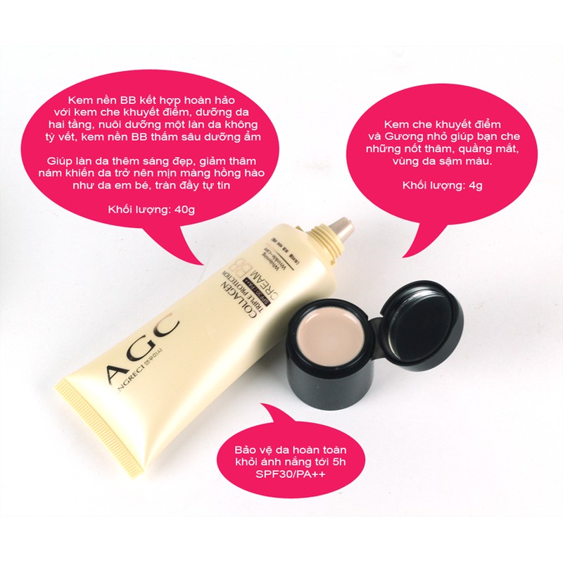 Kem BB Collagen AGC che khuyết điểm | BigBuy360 - bigbuy360.vn