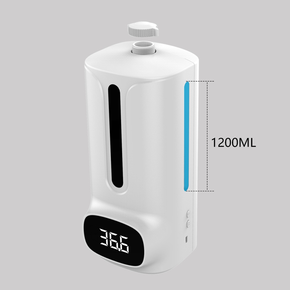 Máy sát khuẩn Vdecor K9 có tích hợp đo thân nhiệt dùng cho công ty, siêu thị, ngân hàng,...