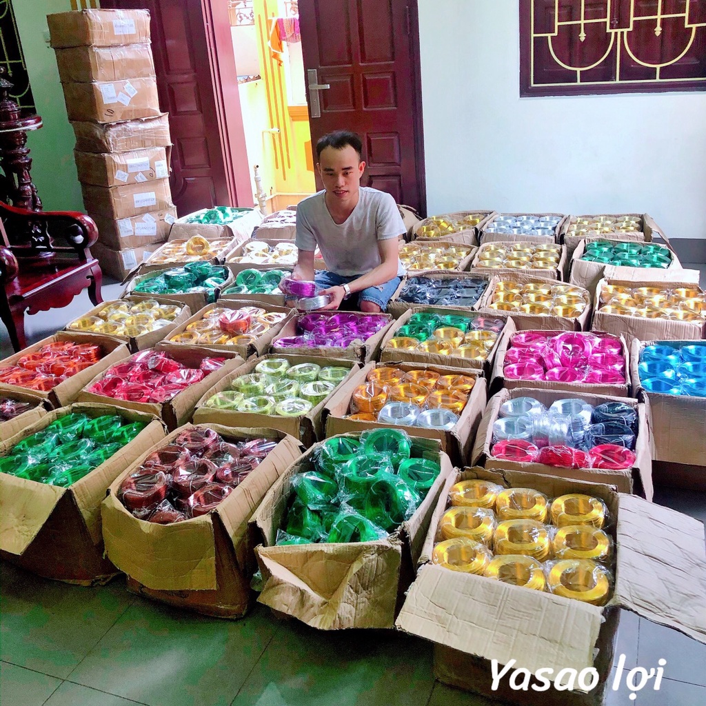 Dây nhôm mạ màu làm bonsai handmade, cuộn 0,5kg size 1mm